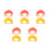 10Pcs Adjustable Baby Bath Hat Soft Plastic Comfortable Fit for Kids 4