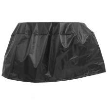 3Pcs Black Oxford Cloth Grill Cover Weatherproof Outdoor Bbq Protector