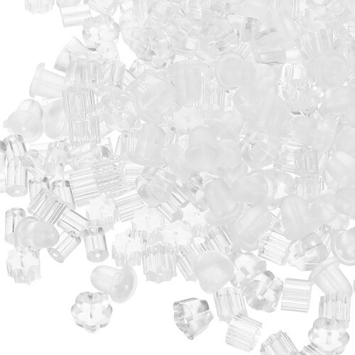 1500pcs Earring Backs Rubber Earring Backings For Studs Pierced Replacements For Droopy Ears