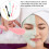 15pcs Double-Head Mask Brush Plastic Stir Stick Portable Mask Tool Application Random Color 7