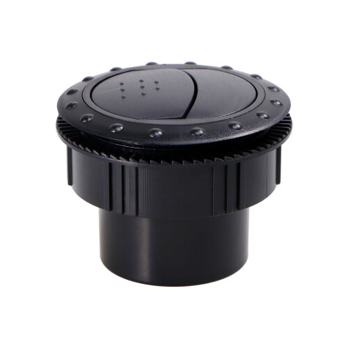 2Pcs Black ABS Car Air Conditioning Outlet Auto Ac Vent Replacement 1