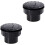 2Pcs Black ABS Car Air Conditioning Outlet Auto Ac Vent Replacement 7