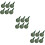 18 Pcs Garden Seeder Portable Disseminator Practical 5 Gear Adjustable 9