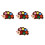 4Pcs Felt Craft Button Toy for Kids Educational Fun 8