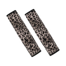 Wanyint Auto Seat Belt Pads Soft Car Seat Belt Strap Shoulder Pad for Women Men Durable Automobile Accessories Decor, 2 Pack, Leopard Print Gradient