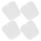 20Pcs White Boot Support Shapers Plastic Inserts for Women Boots 3