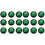 2Pcs Green Semicircle Resin Patch Flat Back for DIY Jewelry Design 2