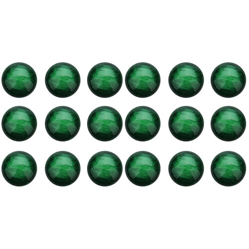 2Pcs Green Semicircle Resin Patch Flat Back for DIY Jewelry Design 1