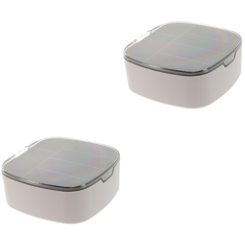 2Pcs Cable Storage Case Digital Accessories Organizer Cord Box 2