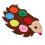 4Pcs Felt Craft Button Toy for Kids Educational Fun 2