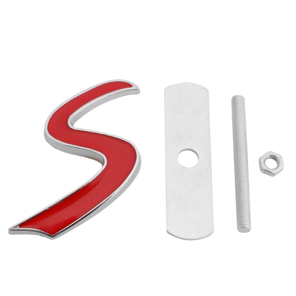 Xuniu 3D Metal S Emblem Grille Badge Sticker Mini Cooper R50 R52 R53 R56 R57 74618989