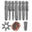 2 Sets 1/4 Inch Security Bit Assortment 6