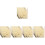 5Sets Decorative Gold Flakes Foil Sheets for DIY Crafts and Manicures 6