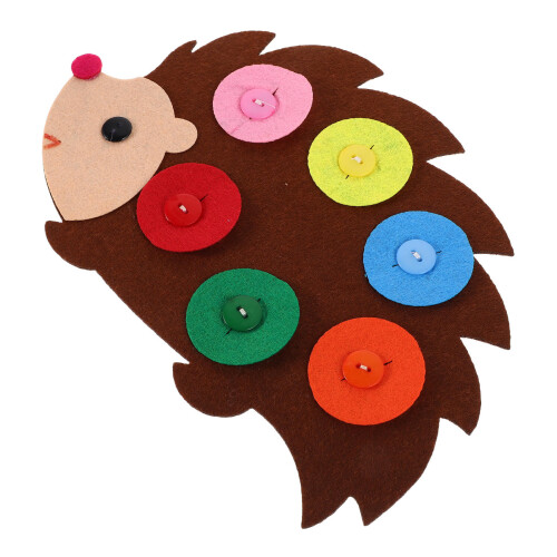 4Pcs Felt Craft Button Toy for Kids Educational Fun 2
