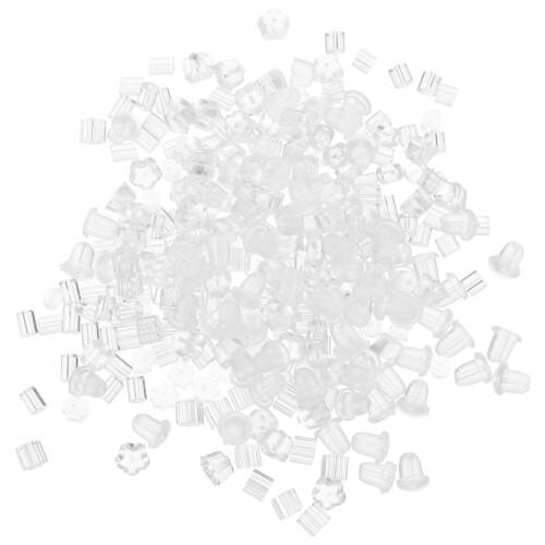 1500pcs Earring Backs Rubber Earring Backings For Studs Pierced Replacements For Droopy Ears 1