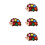 4Pcs Felt Craft Button Toy for Kids Educational Fun 10