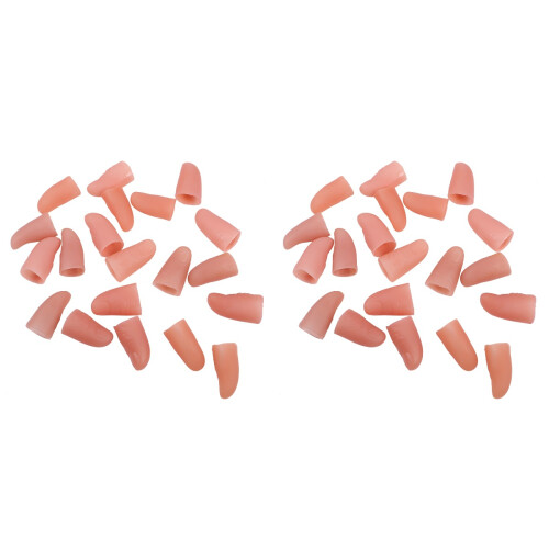 40 Pcs Simulation Finger Sleeve Finger Cots Thumb 1