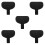 5Pcs Easy Install Black Plastic Baby Stroller Headrest Neck Supports 7