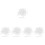1500pcs Earring Backs Rubber Earring Backings For Studs Pierced Replacements For Droopy Ears 5