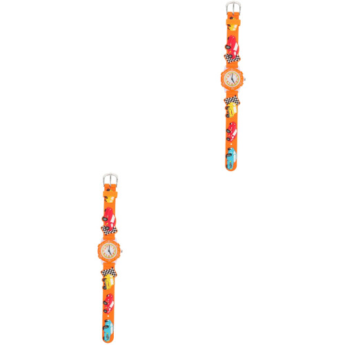 2 Pcs Practical Children Watch Creative Cartoon Design 2