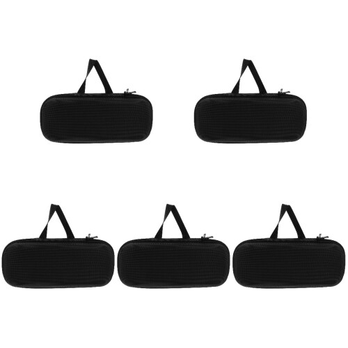5 Pcs Microphone Case Portable Storage Pouch 2