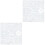 2 Pack Texture Painting Stencils Reusable For Crafting Templates 4
