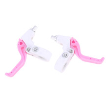 2 Pairs Brake Handle Cover For 2.2cm Handlebar Pink