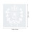 2 Pack Texture Painting Stencils Reusable For Crafting Templates 9
