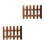 2Pcs Natural Fence Decorative Garden Border Durable 7