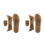 2Sets Light Brown Kraft Paper Sandal Template for DIY Slippers 7