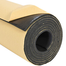 3M x 1M Car Sound Proofing Foam Roll Closed Cell Foam Deadening Motor Home Van Insulation Noise 6mm Thick Black, 1 Rool
