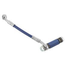 5Pcs Motorcycle Brake Hose Extender Blue Metal with Easy Installation