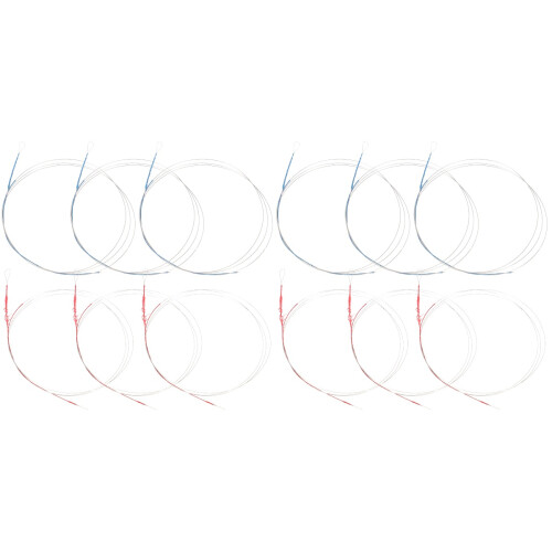 6Sets Erhu Strings Full Set Assorted Color Durable Steel Wire for Erhu 1