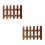 2Pcs Natural Fence Decorative Garden Border Durable 6