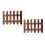 2Pcs Natural Fence Decorative Garden Border Durable 5