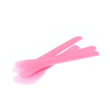 300 Pcs Disposable Facial Cream Mask Spatulas Makeup Stick Pink