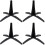 4 Count Clarinet Stand Trombone Music Oboe Instruments Black 5