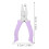 Handheld Hole Puncher Portable Manual Round Paper Craft Tool 3