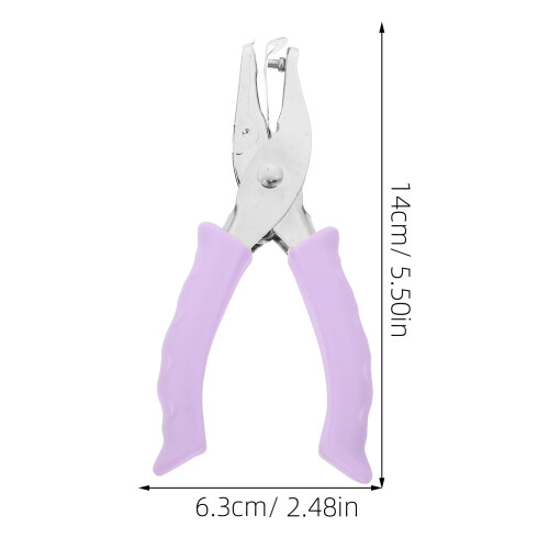 Handheld Hole Puncher Portable Manual Round Paper Craft Tool 2