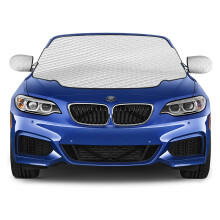 Chollima Car Windscreen Cover for Winter,Windscreen Covers Frost,Magnetic Snow Cover with Side Wing Mirror Cover,Frost Guard Windshield Cover for Car