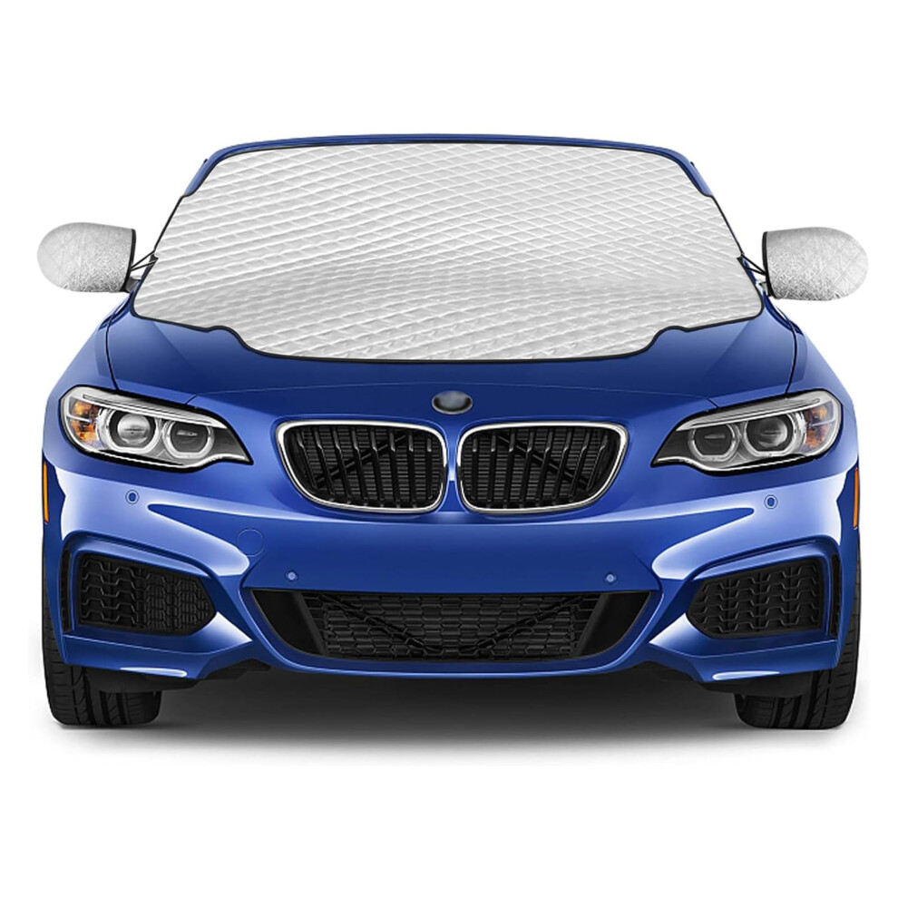 Chollima Car Windscreen Cover For Winter,Windscreen Covers Frost,Magnetic Snow Cover With Side Wing Mirror Cover,Frost Guard Windshield Cover For Car 37898564