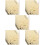 5Sets Decorative Gold Flakes Foil Sheets for DIY Crafts and Manicures 8