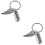 2pcs Urn Key Chain Pendant Mini Container Pet Urn With Key Ring 8