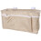 4Pcs Dormitory Bed Storage Bag Beige Cotton Linen Multifunctional 1