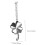 4 Pcs Lovely Four Leaf Clover Car Hanging Pendant Decor 4