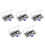 5 Sets Diy Grommet Tools 12Mm Metal Grommets With Installation Kit 6
