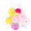 16 Pcs Roller Skate Pompom With Bell Fuzzy Roller Skate Decorative 1