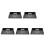 5 Pcs Router Stand Mounted Shelf Wall Video Projector Black 8