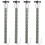 4Pcs Green Railway Traffic Light Model Miniature Scene Display Decor 6