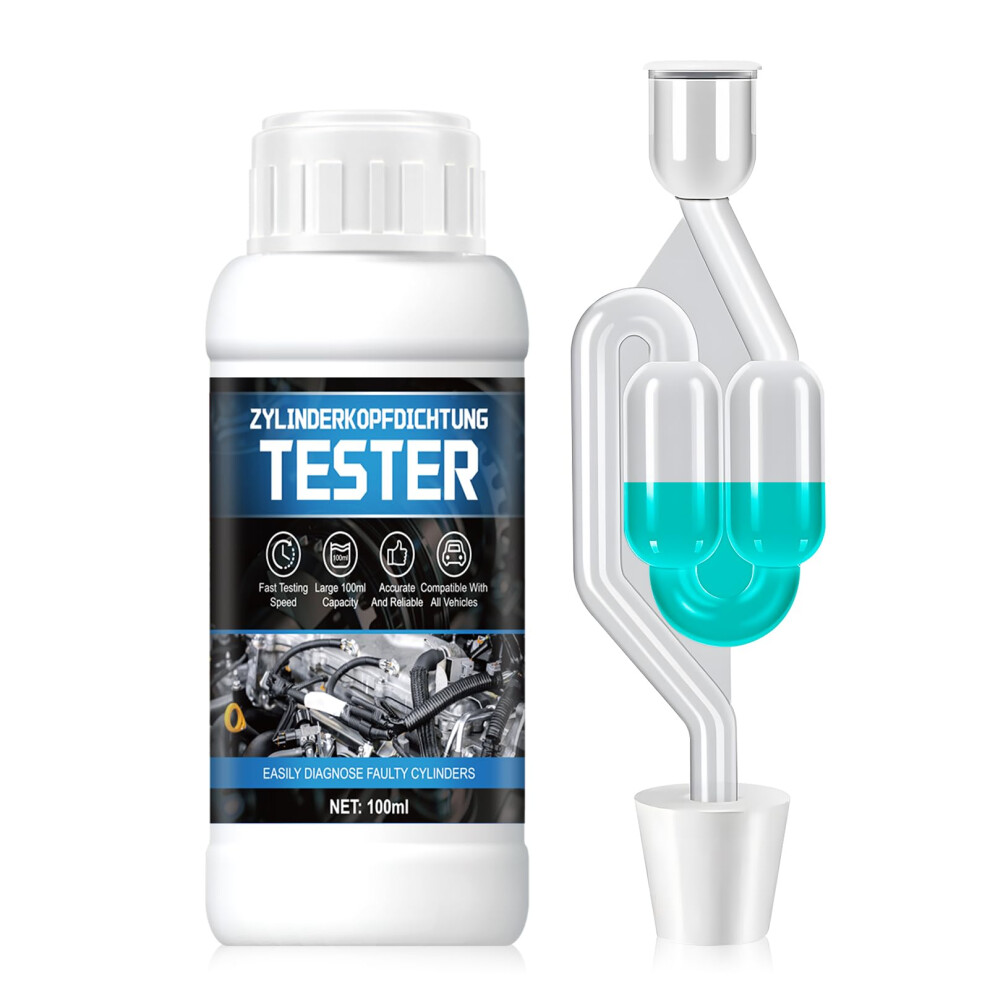 Noxgule Head Gasket Test Kit, Head Gasket Tester, Combustion Leak Tester Kit, Precise Detection, Universal Formula, For Detecting Leaks In Motorcycle 74120093